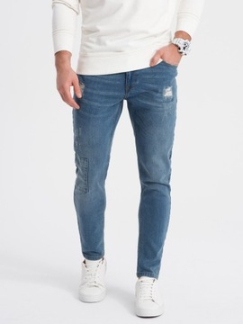 Spodnie męskie jeansowe SKINNY FIT j. ni P1060 L