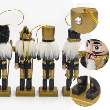 Подвески-подвески «Щелкунчик» Рождественская елка 4 шт.