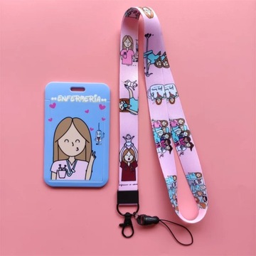 Держатель для удостоверения личности врача и медсестры, красивый шейный ремешок, ремешки, держатель для бейджа с именем