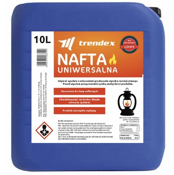 NAFTA UNIWERSALNA OŚWIETLENIOWA DO PIECYKÓW 10L