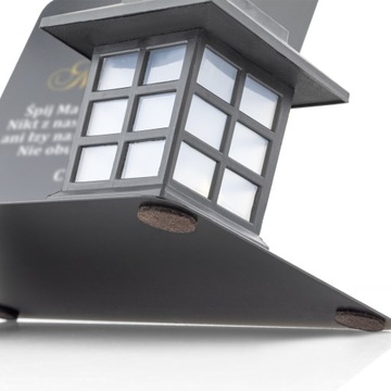 Солнечная свеча + именная ПОДСТАВКА на могилу МАТЕРИ, ОТЦА, ДЕДА