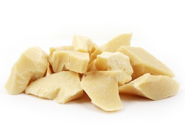 MASŁO KAKAOWE NIERAFINOWANE_KOSMETYCZNE KAWAŁKI 100 GRAM