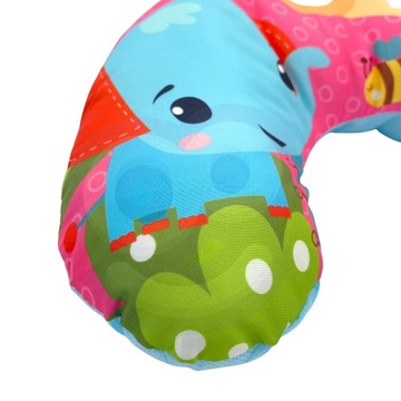 ПОДУШКА ROGAL СЕНСОРНЫЙ ОБРАЗОВАТЕЛЬНЫЙ КОВРИК-ПОГРЕМКА ПРОРЕЗЫЧКА WOOPIIE BABY