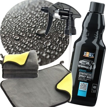 ADBL SYNTHETIC SPRAY WAX + RĘCZNIK WOSK SYNTETYCZNY SAMOCHODOWY NA MOKRO