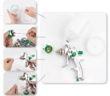 HVLP РАСПЫЛИТЕЛЬ СОПЛО 1.4 1.7 2 2.5 ММ БАК