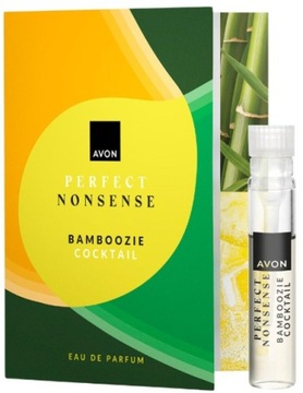 KOMPLET 3 sztuk próbek Avon NONSENSE Bomboozie Coctail Choco Peper Peaches