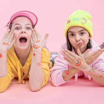 1szt TATUAŻE DZIARY ZMYWALNE BAJKI DLA DZIECI NA URODZINY DUŻO WZORÓW