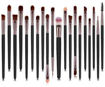 НАБОР ПРОФЕССИОНАЛЬНЫХ КИСТЕЙ ДЛЯ МАКИЯЖА, 20 шт., 143 СИНТЕТИЧЕСКИЕ ВОЛОСЫ OMBRE.