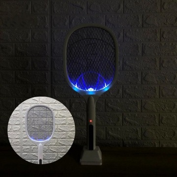 Elektryczna łapka na muchy packa komary owady LAMPA OWADOBÓJCZA akumulator