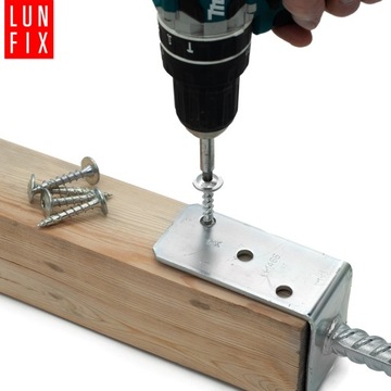 ВИНТ ДЛЯ ОСНОВАНИЯ СТОЙКИ, оцинкованный 8х40, 100 шт.