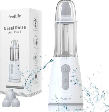 Elektryczny Nebulizator do nosa zatok + 4 nasadki