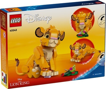LEGO DISNEY 43243 KRÓL LEW LWIĄTKO SIMBA