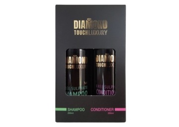 DIAMOND TOUCH ZESTAW SZAMPON + ODŻYWKA 2×250 ML - do każdego typu włosów