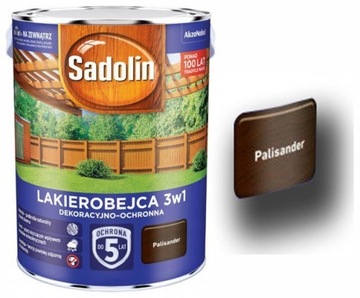 Lakierobejca 3w1 dekoracyjno-ochronna Sadolin 0,7 l Palisander