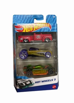 HOT WHEELS 3 Zestaw pojazdów 3-pak K5904