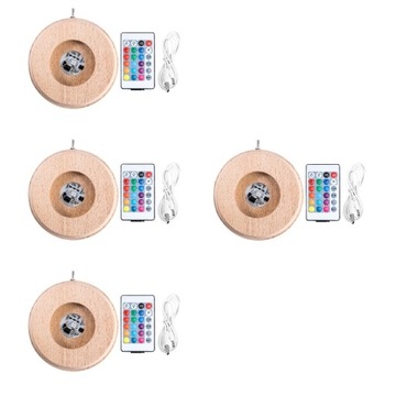 Настольное украшение с основанием из бука, хрустальной ручкой 4