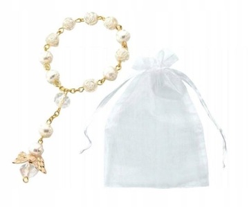 Сувенир Таинства КРЕЩЕНИЯ с ГРАВИРОВАННЫМИ ЧЕТКАМИ