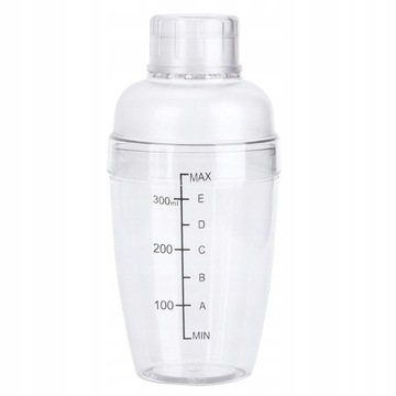 Shaker SZKLANY do drinków koktajli z PRZEPISAMI barmański 350ml
