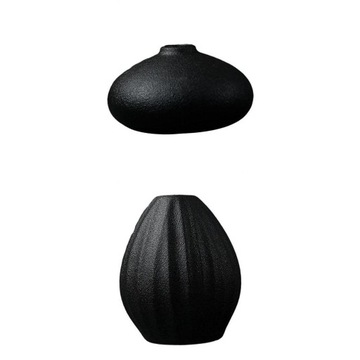 2x Minimalistyczna doniczka ceramiczna w wazonie