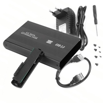 внешний корпус для USB-диска настольного компьютера 3,5 дюйма, алюминий