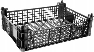 ПЛАСТИКОВАЯ КОРОБКА С РУЧКАМИ CASI BASKET КОРЗИНА 40X30X15 СМ SMART COURIER