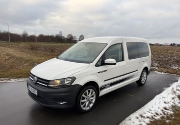 Volkswagen Caddy IV Kombi Maxi 1.4 TSI BlueMotion Technology 130KM 2020 Volkswagen Caddy MAXI 1.4 TSI 130KM DSG Salon PL Serwisowany ASO Gwarancja