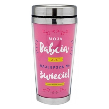Pastelowy Kubek dla Babci, Prezent na Święta Boże Narodzenie