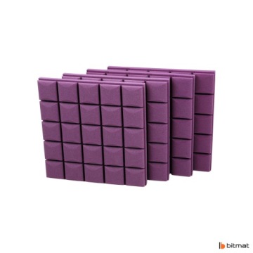 Коврик акустический KOSTKA WYPUKŁA фиолетовый для игровой комнаты 5 см