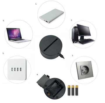 Настольная УФ лампа Lilo and Stitch 16col LED PLEXIDO