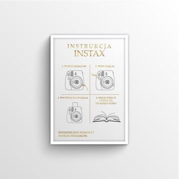 Instrukcja Instax w ramce A4