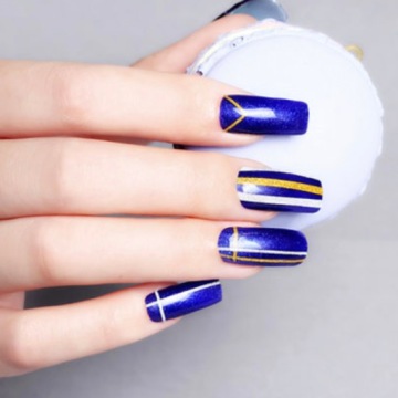 Нить для ногтей золотая