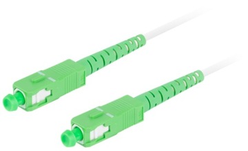 KABEL PRZEWÓD ŚWIATŁOWODOWY ŚWIATŁOWÓD PATCHCORD SC/APC-SC/APC SIMPLEX 50M