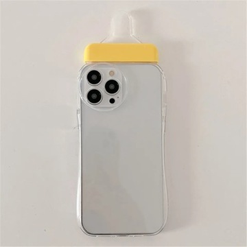 Чехол для детской бутылочки для iPhone 14, 13, 12, 11 Pro Max Plus, чехол с милым 3D забавным рисунком