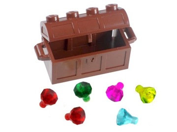 LEGO Pirates - (Skarb) Skrzynia pełna diamentów !