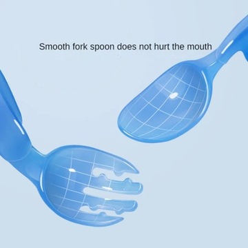 2 шт., ложка для кормления ребенка, вилка, чувствительная к температуре, обесцвечивание ребенка