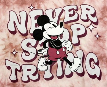 Bluza damska bez kaptura młodzieżowa Disney Myszka Mickey Miki r. M Nadruk