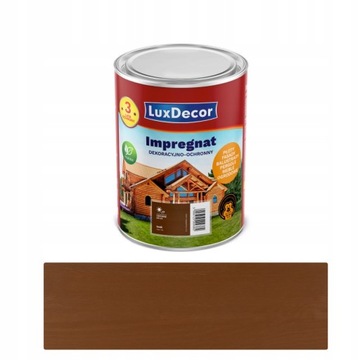 IMPREGNAT DO DREWNA Luxdecor WOSKI 1L TEAK
