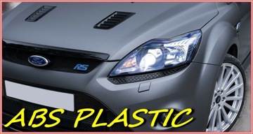 ВОЗДУХОЗАБОРНИКИ НА КАПОТЕ FOCUS RS,ST, БЕЛЫЕ !!ABS