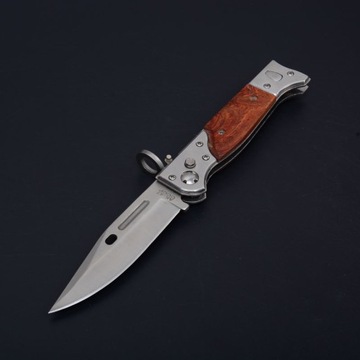 Штык-нож военный пружинный АК-47 АК47 CCCP автоматический складной