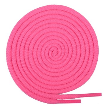 GLANY 3 - dziurkowe SZNUROWADŁA RÓŻOWE 65 cm