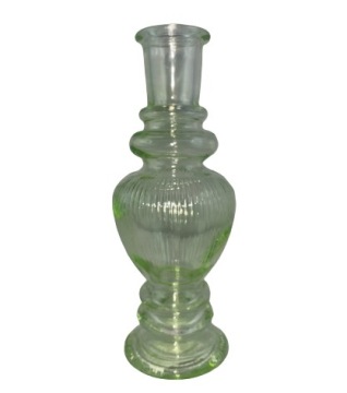ВАЗА ПОДСВЕЧНИК ВЕНЕЦИЯ В15,5 СМ МЯГКИЙ ЗЕЛЕНЫЙ микс УЗОРОВ