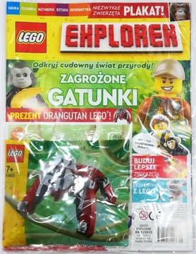 LEGO EXPLORER 1/2022 MAGAZYN + ORANGUTAN