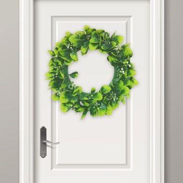 45см передняя дверь венок гирлянда на зеленом фоне