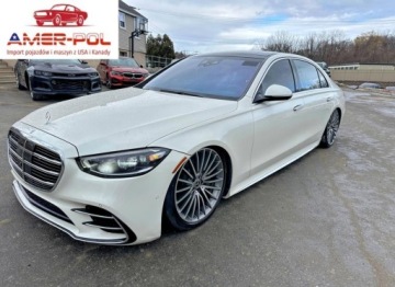 Mercedes Klasa S W223/V223 2021 Mercedes-Benz Klasa S 580 4Matic 2021 4.0 Benzyna 496KM