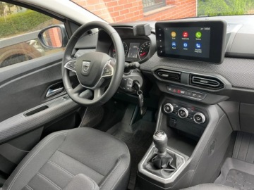 Dacia Sandero III Hatchback 5d 1.0 TCe 90KM 2021 Dacia Sandero 1.0 benzyna 91 KM zarej w PL bezwypadkowy serwisowany za, zdjęcie 6