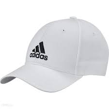 Biała czapka z daszkiem męska ADIDAS C183