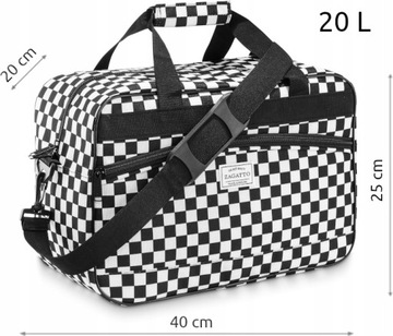 СПОРТИВНАЯ СУМКА ДЛЯ САМОЛЕТА 40X20X25 РУЧНАЯ КЛАДЬ ПРЕМИУМ-ПОЛЕТА