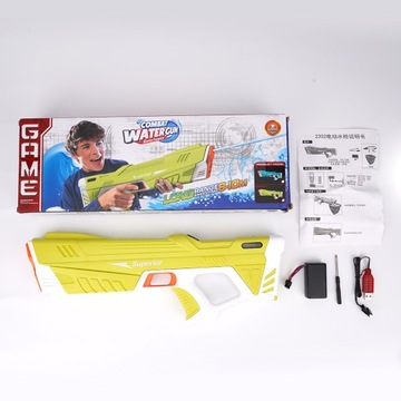ELEKTRYCZNY PISTOLET NA WODĘ AUTOMATYCZNA KARABIN DUŻY + OKULARY OCHRONNE