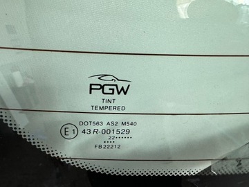 BMW 5 E60 SKLO (OKNO) ZADNÍ NOVÁ