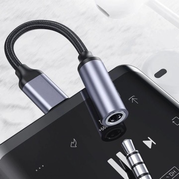 Кабель-адаптер аудио ЦАП USB-C — Mini Jack 3,5 AUX